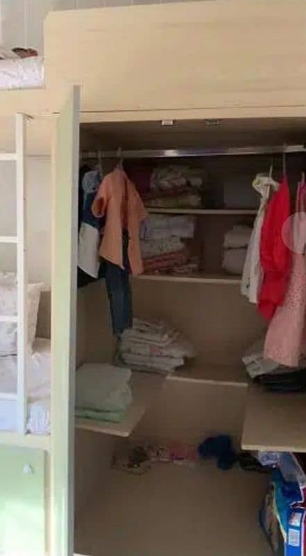 Bunk bed with wardrobe 1