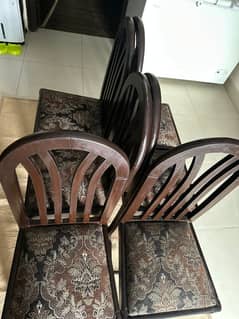 Wooden chairs
