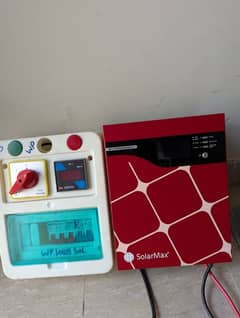 Solar Max 1.5kW inverter with DB box and Solar plates