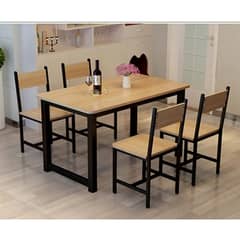 Good Quality Dinning Set MDF/MFC Wooden Dining Table And Chairs
