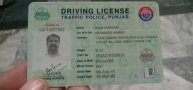 i am searching driver job my liecence is attached. .