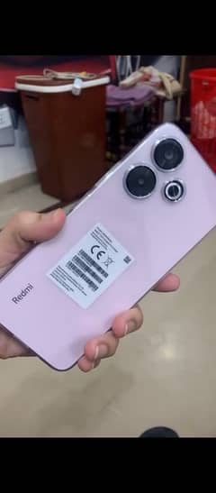 redmi 13 for sale with 3 phone cover as a gift