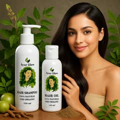 Ayur Glow Hair Oil And Shampoo