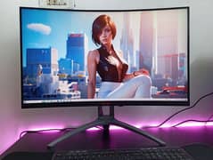 AOC Agon ag323qcxe. 32inch 2k 144hz 1ms curved Gaming Monitor