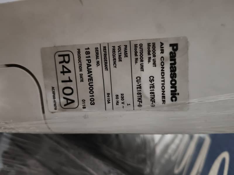 Panasonic 1.5 ton Dc inverter total genuine P10G (0306=4462/443)wowse 4