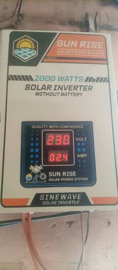 Solar inverter 2000w  bagar battery or bagar wapta