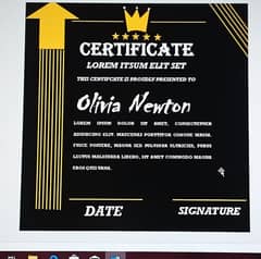 graphical design certificate maker