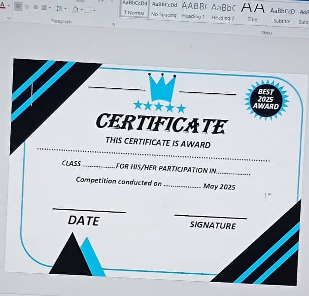 graphical design certificate maker 2