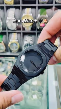 Black Arabic watch