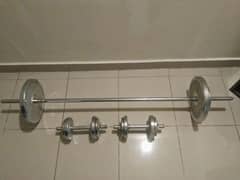 Dumbbells, Barbell Bars, Plates
