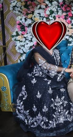 party wear black colour maqsi