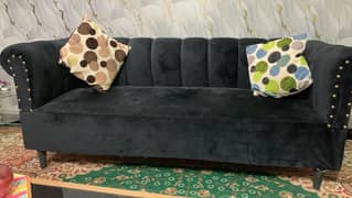 Bobran Modern Velvet 7 seater Sofa Set