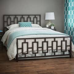 Iron bed / iron bed dressing side table / Double bed /Bed / Furniture