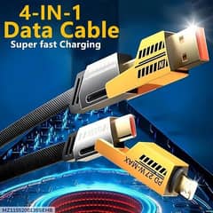 4 in 1 Charging Cable - 65 watts