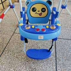Baby swing with umbrella