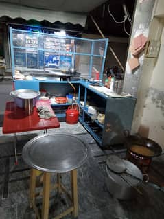 food counter or karahi burner or fries machine
