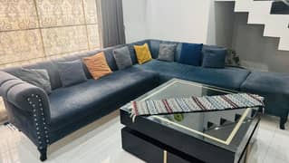 L Shaped 7 Seaters TV Lounge Sofa