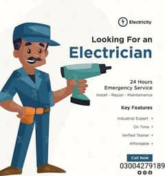 Electrician Service Available Only For Lahore. 03004279189