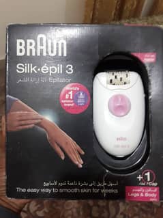 The Braun Silk-épil 3 epilator hair remover