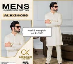 Al Karam man's suit
