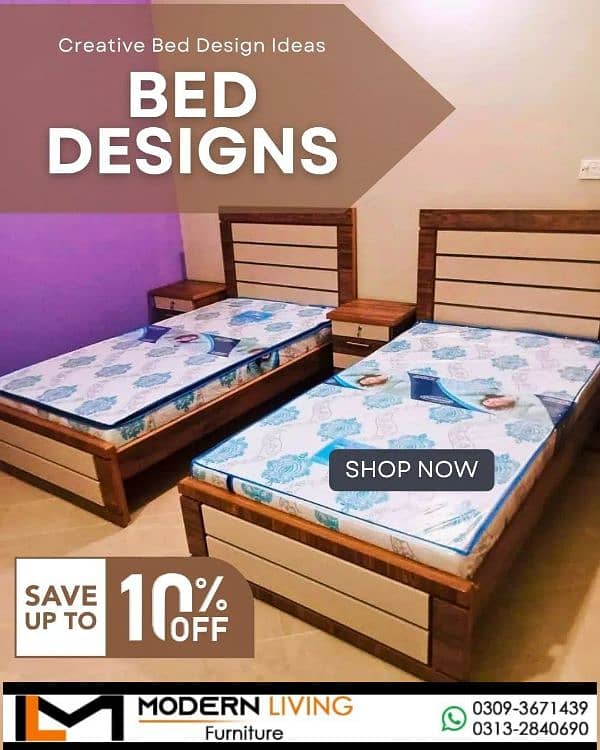 Single beds 2 best  quality in your choice colours 0