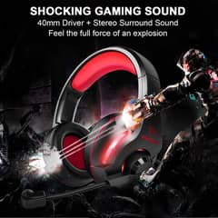 Wired Gaming Headset with Mic – PS5/PS4/Xbox/Switch/PC – Surround Sou