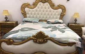 Pure solid Sheesham Chinioti Bed, Dressing table, Side tables , Deewan