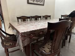 Dining Table 8 seats Glass top