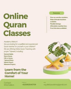 Online Quran Classes-learn from the comfort of your home