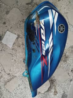 Yamaha ybz125 fuel tank blue color leakage only 1 side lower
