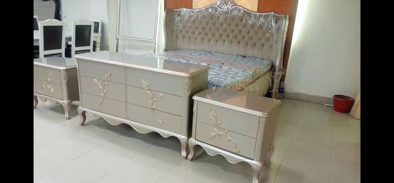 bed set with side tables and dressing table 6