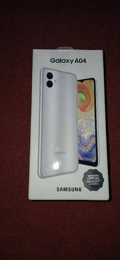 Samsung A04 Used Mobile But New 10/10 condition With Box