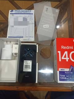 redmi 14c just box open complete box 6/128
