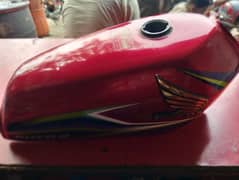 Honda 125 model 2017 k genuine tanki tapa