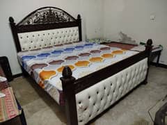 Complete Iron and Glass Furniture Set – Bed, Sofa, Tables, Chairs