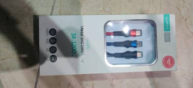 Three in One cable , Iphone , Android and Type-C Cable