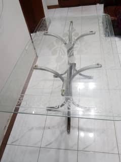 dining table available with 6 rexine seat cushions