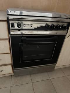 Blue flame stove and oven