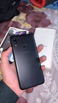 Samsung A10s for sale with box all ok ha jis ko chahiye rabta kro