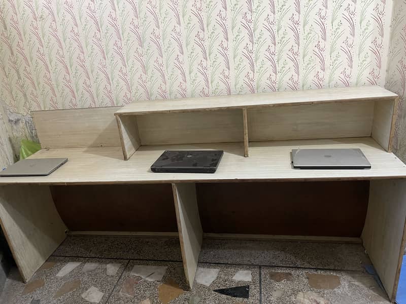 Office table | computer working table for 3 persons | home table 3