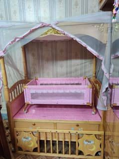 baby cot + swinger