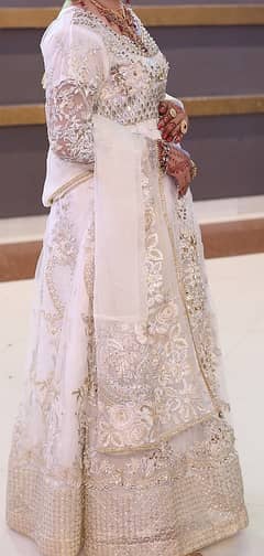 wedding dress / formal dress / party wear dress / embroidery dress