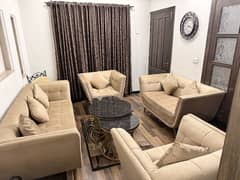 7 seater sofa with cushions