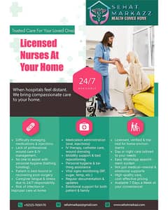 Male and female nurses for home visits