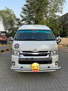 Rent A Toyota Hiace Grand Cabin Van Lahore To Sialkot | Airport Transf