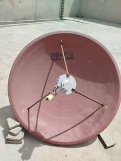 dish antenna with two lmb