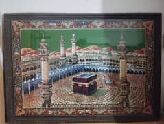 velvet painting with frame
