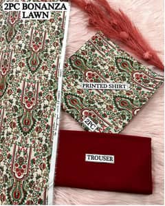 2 PC Bonanza | Unstitched | 1600
