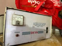 Stabilizer 5 KVA for sale no repair no damage other then front button