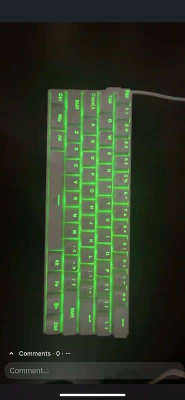 Redragon k630W keyboard box open only 1